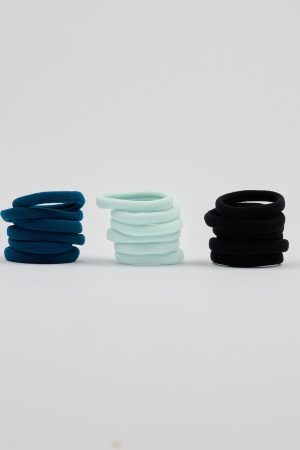 Pack of 18 Seamless Hair Elastics