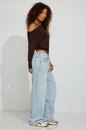 Low Rise Baggy Jeans