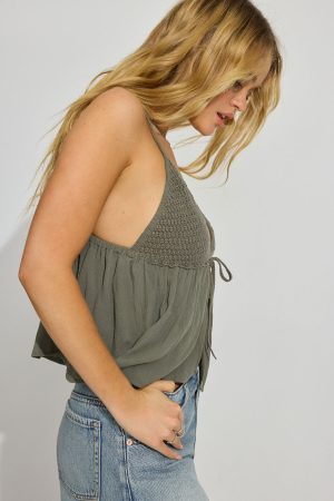 Mix Media Tank Top
