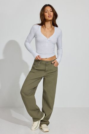 Low Rise Baggy Pants