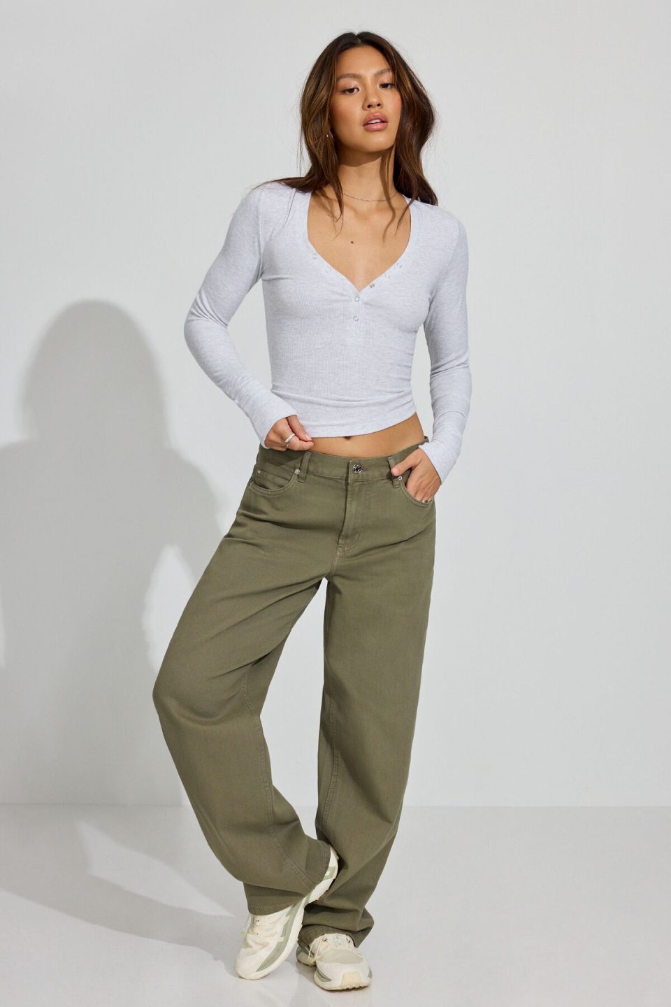 Low Rise Baggy Pants