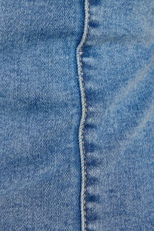 Denim Straight Halter Dress