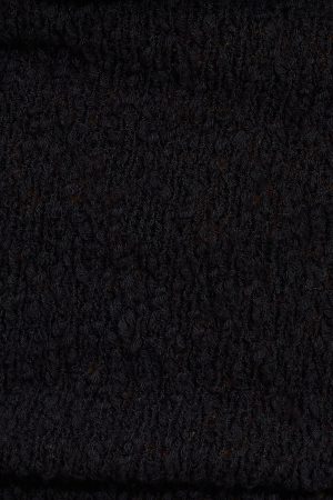 Bouclé Cowl Halter Top