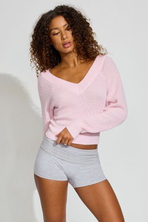 Rylie Supersoft V-Neck Top