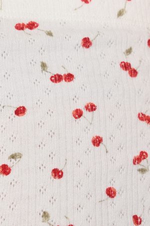 Tiny Pointelle Lettuce Edge Shorts