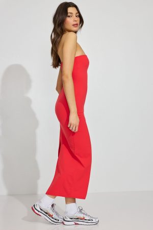 Sleek Maxi Tube Dress