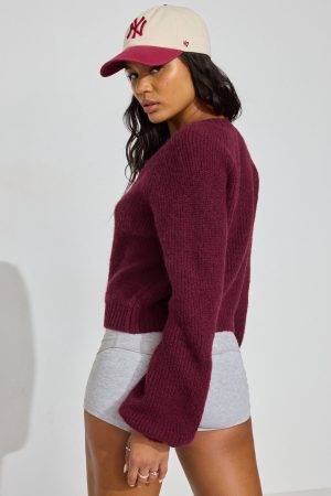 Long Sleeve V-Neck Cardigan