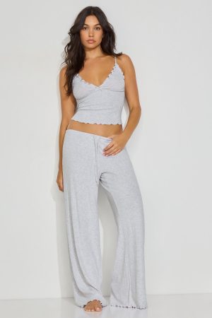 Pointelle Slouchy Pants