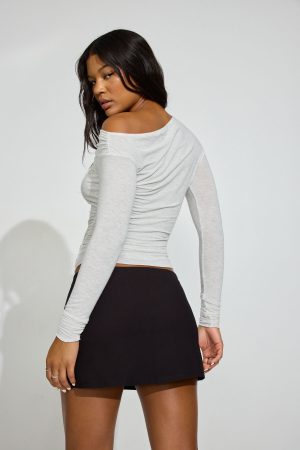 Paris Micro Skort With Slit