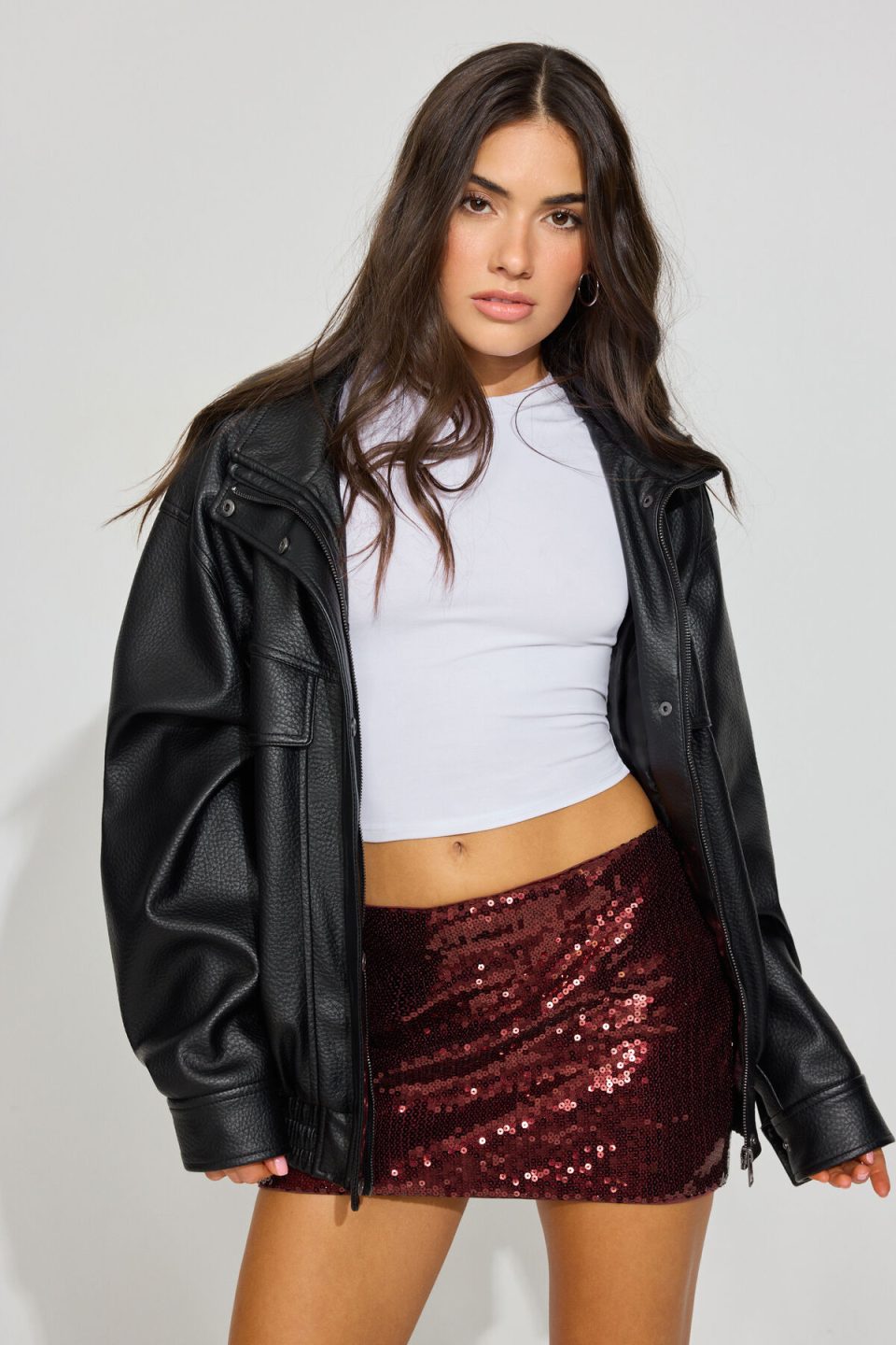 Micro Sequin Skort