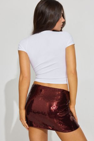 Micro Sequin Skort