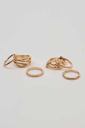 Set of 7 Modern Rings