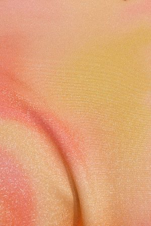 Metallic Ring Triangle Bikini Top