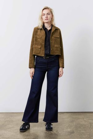 The Cropped Suede Jacket