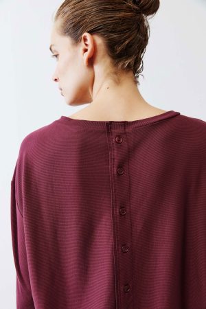 Essential Top With Buttons In The Back